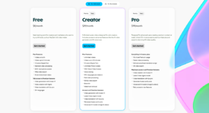 Pricing structure of HeyGen