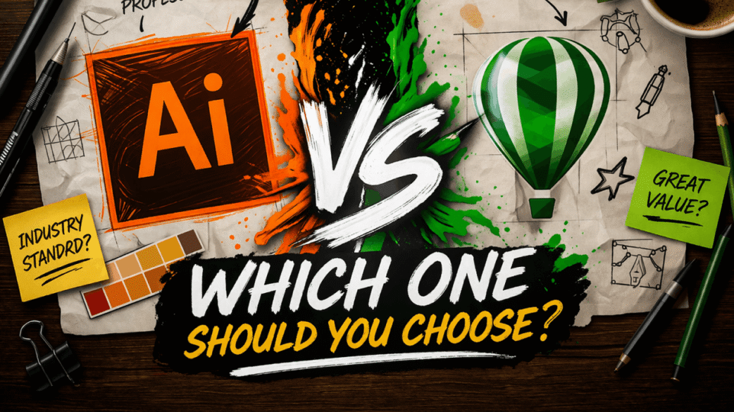 Adobe Illustrator vs CorelDRAW: Vector Design Comparison
