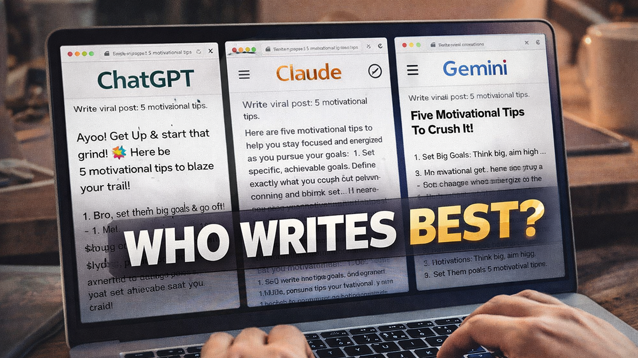 ChatGPT vs Claude vs Gemini